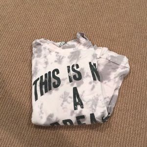 Oversized tie dye sweatshirt